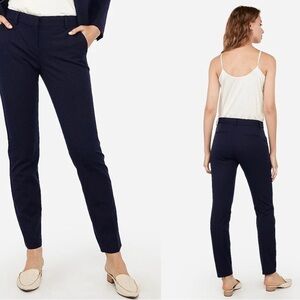 Express navy blue columnist ankle pants Sz 8R